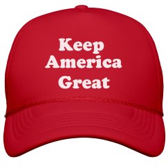 Keep america great Trump hat