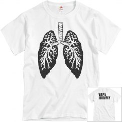 Lungs Vape Dummy UNISEX Tshirt 