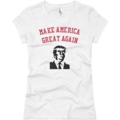 Ladies Slim Fit Basic Promo Jersey Tee