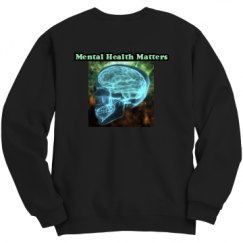 Unisex Film and Foil Crewneck Sweatshirt