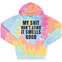 Unisex Tie-Dye Fleece Hoodie