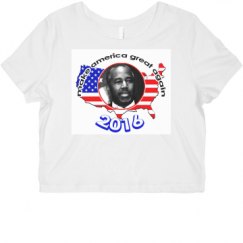 Ladies Slim Fit Crop Top Tee