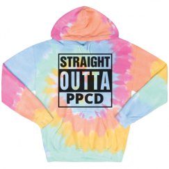 Unisex Tie-Dye Fleece Hoodie