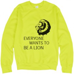 Unisex Neon Crewneck Sweatshirt