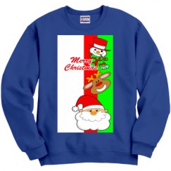 Unisex Film and Foil Crewneck Sweatshirt