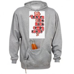 Unisex Beer Holder Tailgate Hoodie