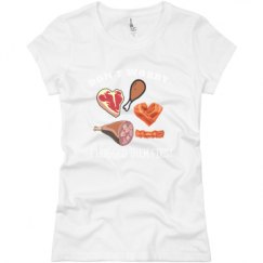 Ladies Slim Fit Basic Promo Jersey Tee