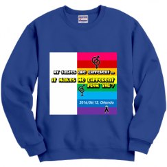 Unisex Film and Foil Crewneck Sweatshirt