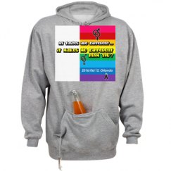 Unisex Beer Holder Tailgate Hoodie