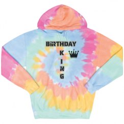 Unisex Tie-Dye Fleece Hoodie