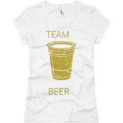 Ladies Slim Fit Basic Promo Jersey Tee