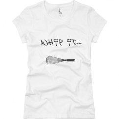 Ladies Slim Fit Basic Promo Jersey Tee