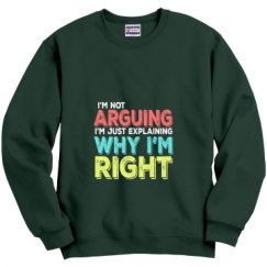 Unisex Film and Foil Crewneck Sweatshirt