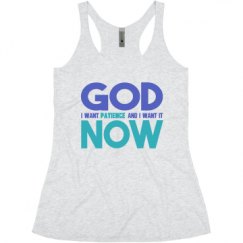 Ladies Slim Fit Super Soft Racerback Triblend Tank