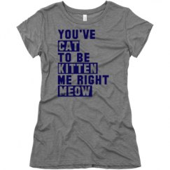 Ladies Slim Fit Super Soft Triblend Tee