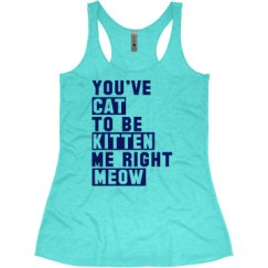 Ladies Slim Fit Super Soft Racerback Triblend Tank