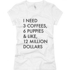 Ladies Slim Fit Basic Promo Jersey Tee