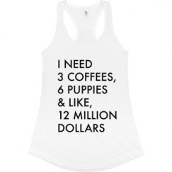 Ladies Slim Fit Racerback Tank Top