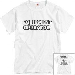 equipment operator tee