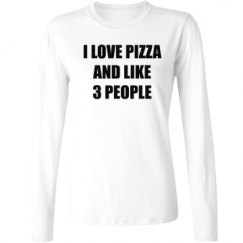 Ladies Relaxed Fit Basic Long Sleeve Tee