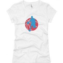 Ladies Slim Fit Basic Promo Jersey Tee