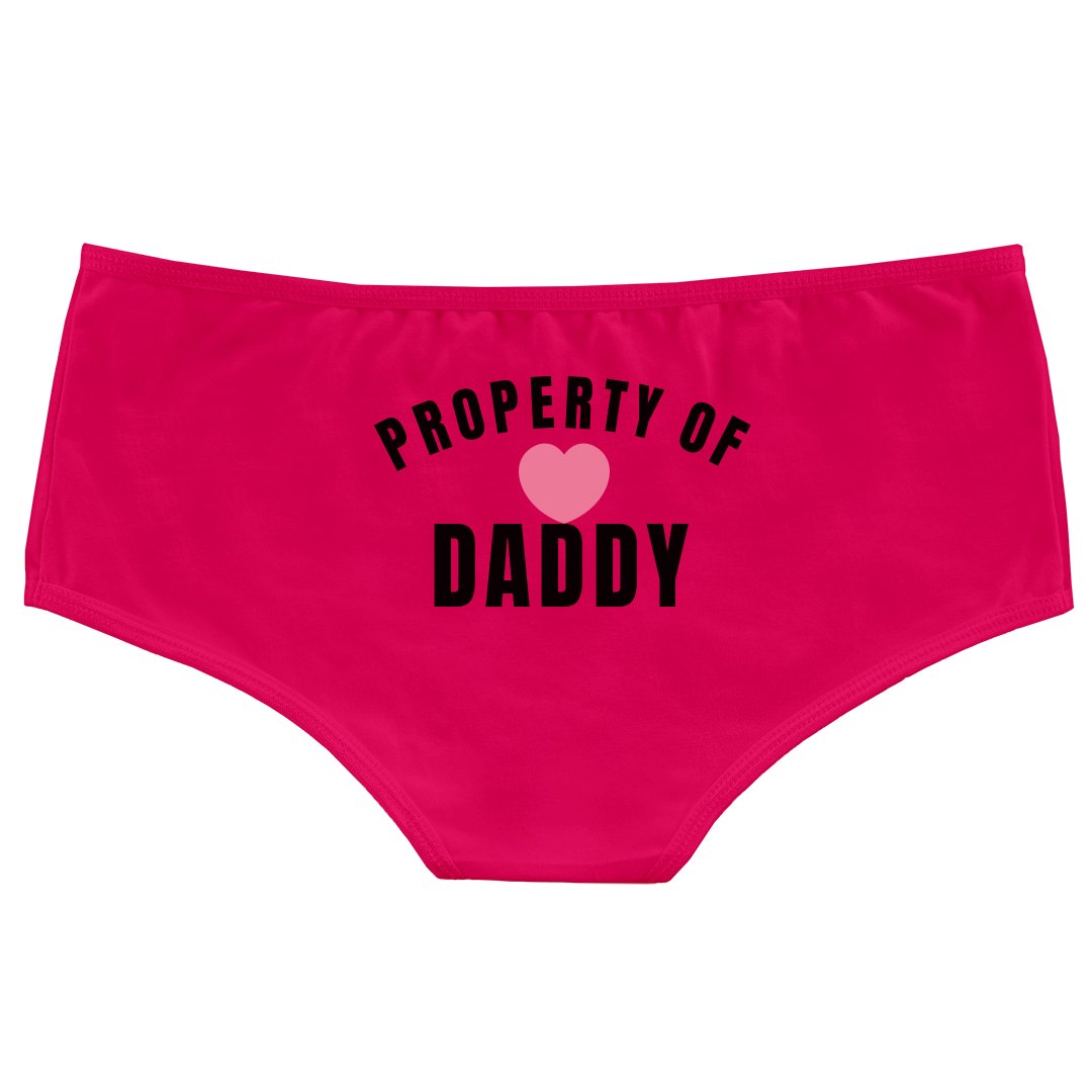 Custom Personalized Thong Property of Daddy property of Panties Custom  Panties Valentine Sexy Gift Daddy Thong 