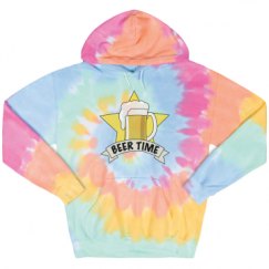 Unisex Tie-Dye Fleece Hoodie
