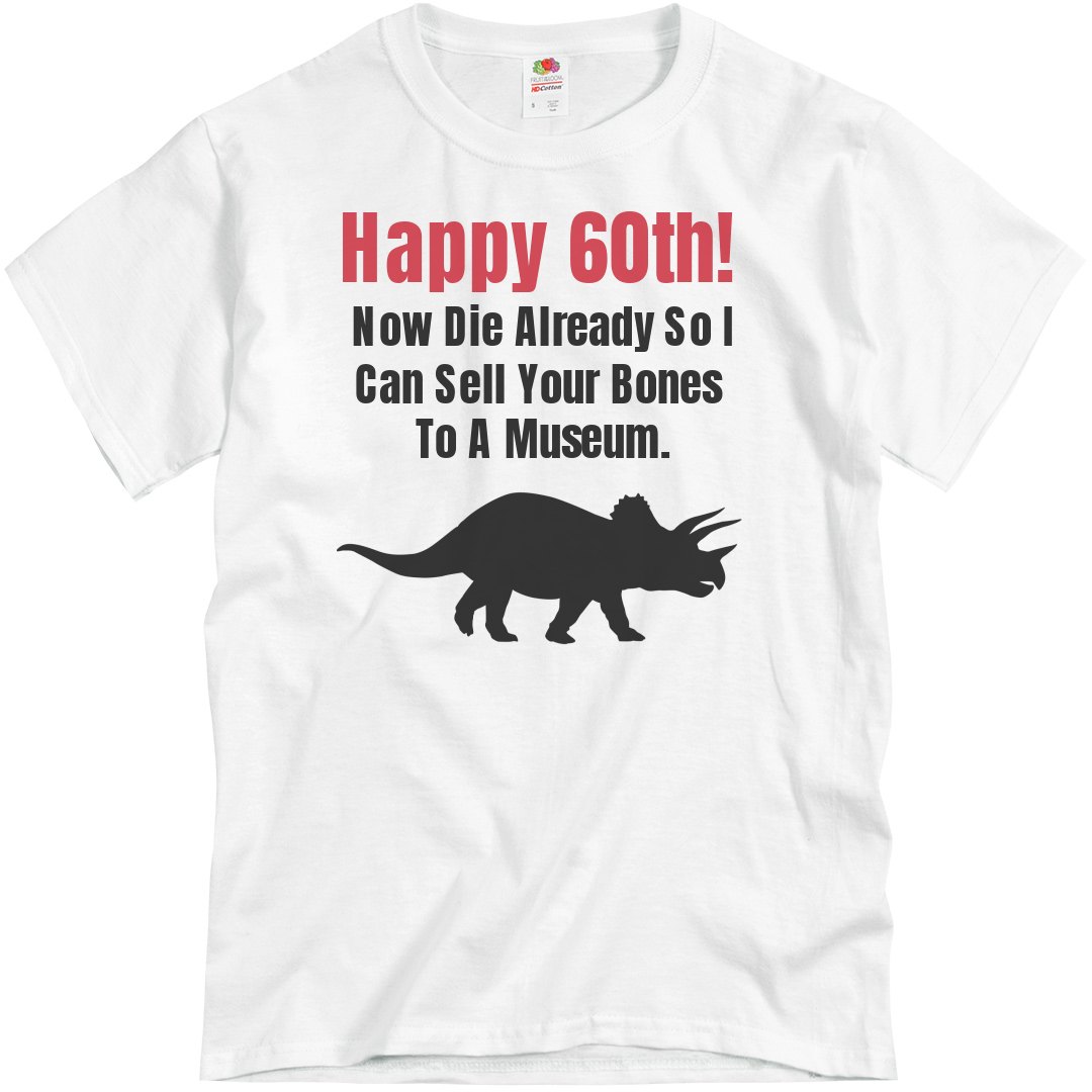 Happy 60th Birthday - Unisex Basic Promo T-Shirt | FunnyShirts