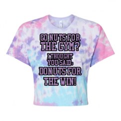 Women's Tie Dye Crop Top Tee