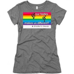 Ladies Slim Fit Super Soft Triblend Tee