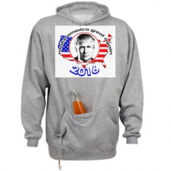 Unisex Beer Holder Tailgate Hoodie