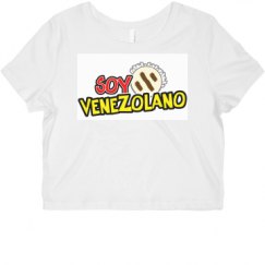 Ladies Slim Fit Crop Top Tee