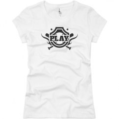 Ladies Slim Fit Basic Promo Jersey Tee