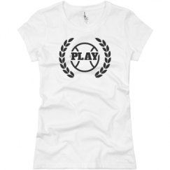 Ladies Slim Fit Basic Promo Jersey Tee