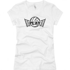 Ladies Slim Fit Basic Promo Jersey Tee