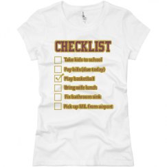 Ladies Slim Fit Basic Promo Jersey Tee