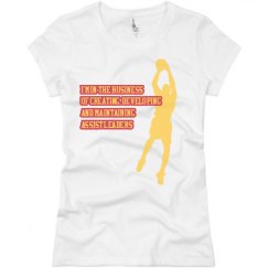 Ladies Slim Fit Basic Promo Jersey Tee