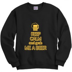 Unisex Film and Foil Crewneck Sweatshirt