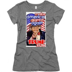 Ladies Slim Fit Super Soft Triblend Tee