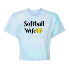 Women's Tie Dye Crop Top Tee