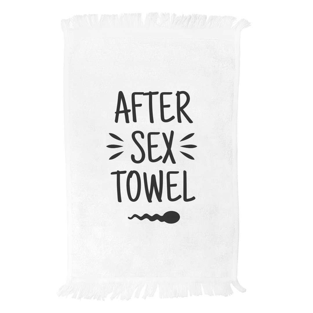 After Sex Towel for Sticky Situations Novelty Gift Bachelor Bachelorette Present 