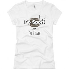 Ladies Slim Fit Basic Promo Jersey Tee