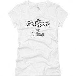Ladies Slim Fit Basic Promo Jersey Tee