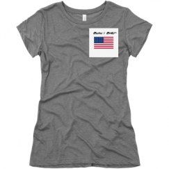 Ladies Slim Fit Super Soft Triblend Tee