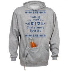 Unisex Beer Holder Tailgate Hoodie