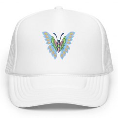 Blue and Pink Butterfly