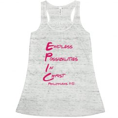 E.P.I.C. 4:13 - Women's Racerback Acronym Shirt