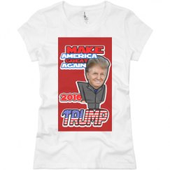 Ladies Slim Fit Basic Promo Jersey Tee