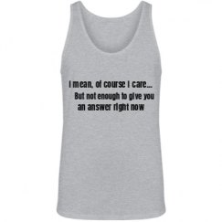 Unisex Jersey Tank Top