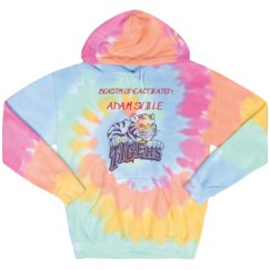 Unisex Tie-Dye Fleece Hoodie